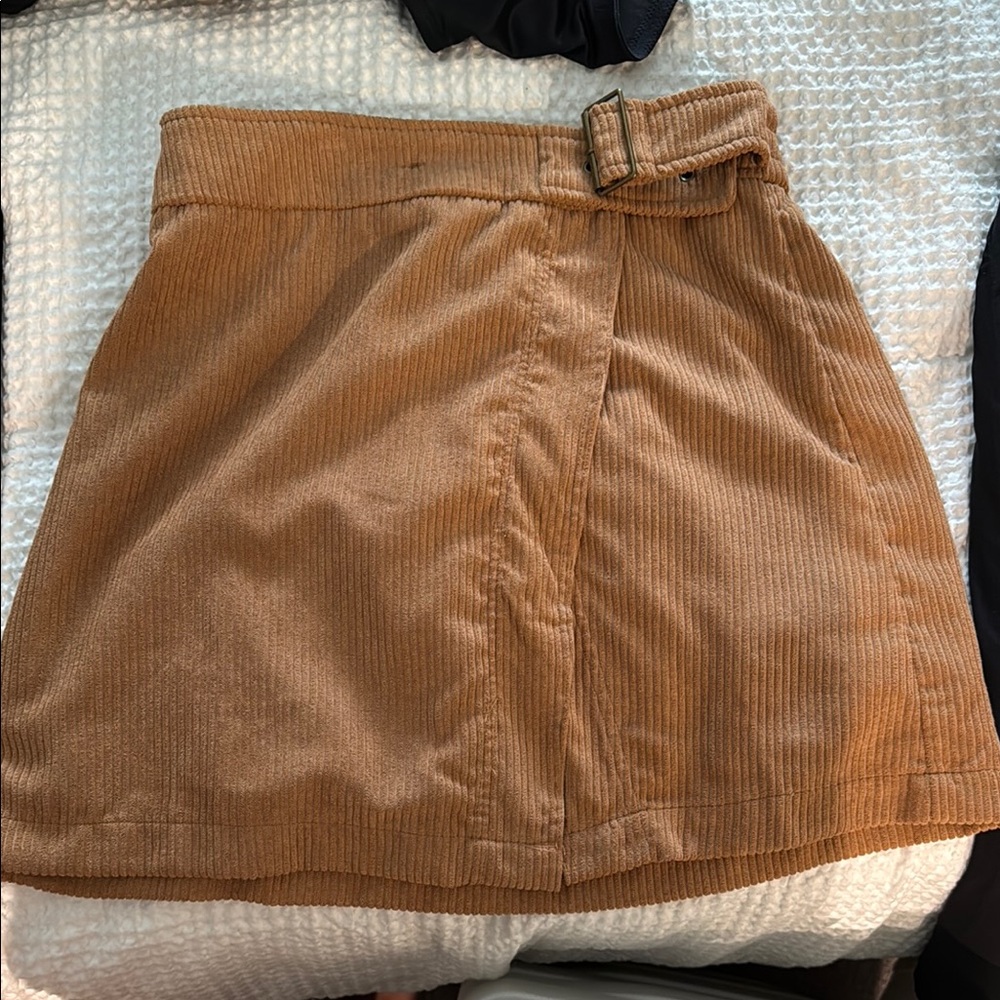 New Corduroy Tan Skirt